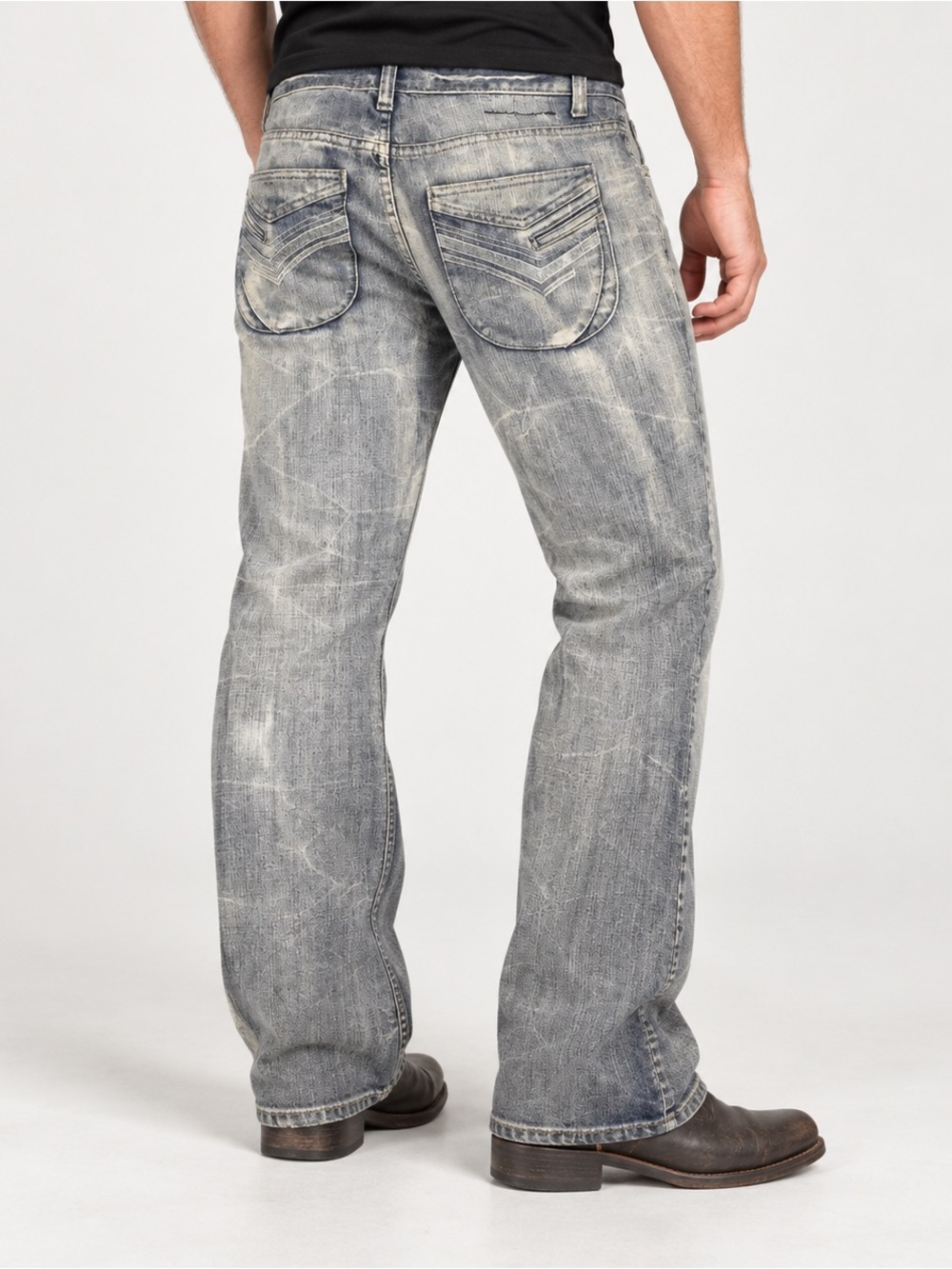 Vintage Y2K Red Ape Authentic Jeans Mens 36x32 Faded Distressed Bootcut